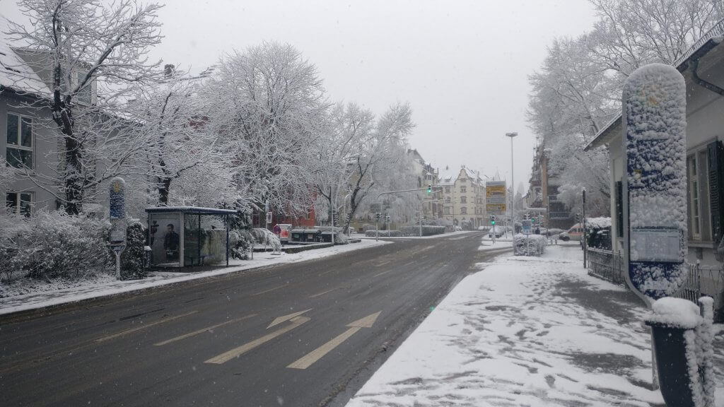 Karlsof after snowfall